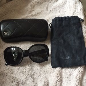 Classic black Chanel Sunglasses